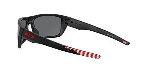 Oakley Men's OO9367 Drop Point Sunglasses, American Heritage 2020/Prizm Black Polarized, 61 mm