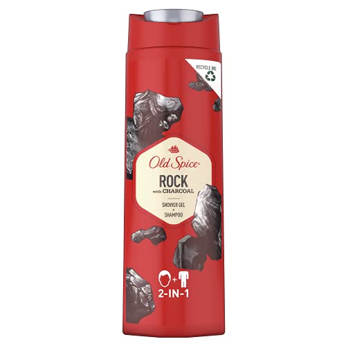 Old Spice Rock Gel De Ducha Y Champú Para Hombres 400 ml