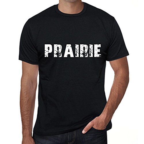 One in the City Hombre Camiseta Personalizada Regalo Original con Mensaje Divertido Prairie 3XL Negro