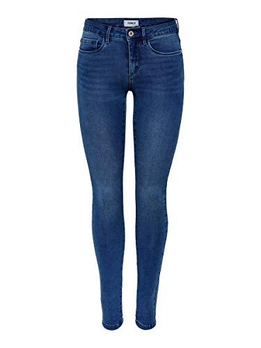 Only onlROYAL REG SKINNY JEANS PIM504 NOOS - Vaqueros Mujer, Azul (Medium Blue Denim), S (32)