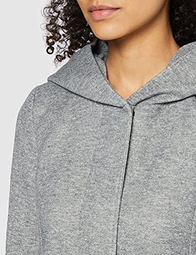 Only Onlsedona Light Coat Otw Noos Chaqueta, Dark Grey Melange, L para Mujer