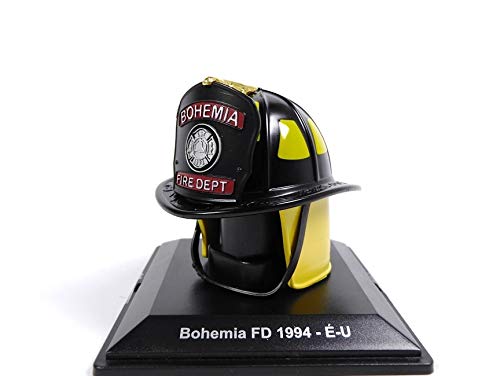 OPO 10 - Casco de Fuego en Miniatura, Escala 1/5 (5 cms): Bohemia New York Fire Departement 1994 EE. UU. (03)