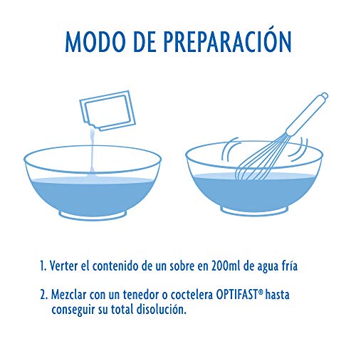 Optifast® Natillas - Chocolate - 8 sobres de 55 g - Sustitutivos de comida - Ayuda para perder peso o a mantenerlo después de haberlo perdido