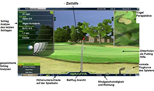 OptiShot2 Version 2021 - Simulador de golf con herramienta online para Mac OS y Windows