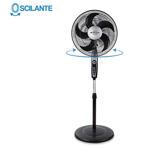 Orbegozo SF 0149 - Ventilador de pie oscilante con 5 aspas, 3 velocidades, 60 W, multicolor