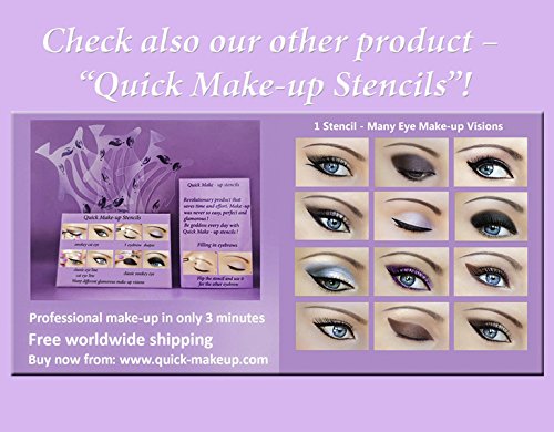 ORIGINAL Quick Eyeliner Stickies MINI SET 24 uds. Plantillas de maquillaje de ojos pegajosas pegatinas