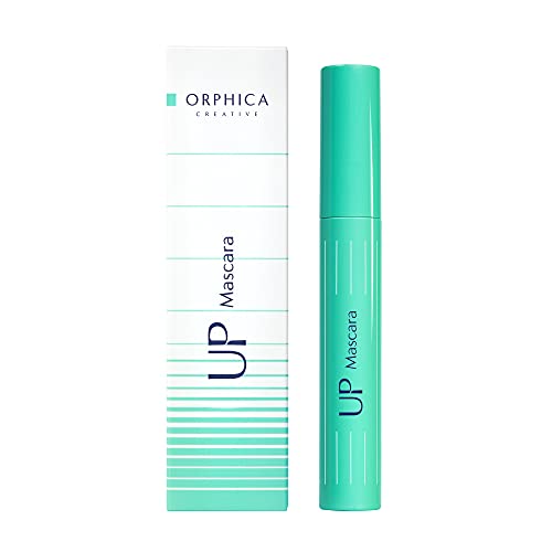 ORPHICA UP Mascara de Pestañas 7,5 ml | Pestañas Volumen y Largura | Mascara Negra Extensiones de Pestañas Volumen y Longitud | Fórmula sin Grumos con Cepillo | a Prueba de Manchas