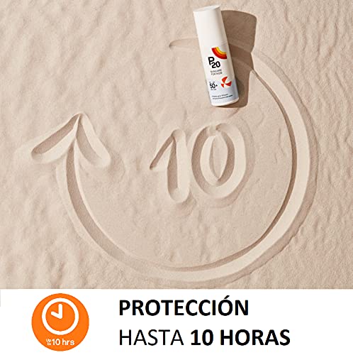 P20 ® | Crema Solar Niños | Protector solar para niños spf 50 muy alta y resistente al agua para una protección fiable frente a los rayos UVA y UVB | Formato Crema | 100 Ml