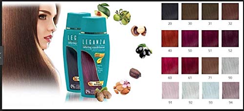 Pack Ahorro de 2 x Tintes Bálsamo para cabello sin ammoniaque color rubio perlado 91, 7 aceites naturales