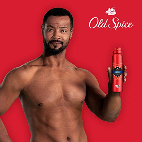 PACK X4 Old Spice Captain Spray Corporal Desodorante Para Hombres 150 ml