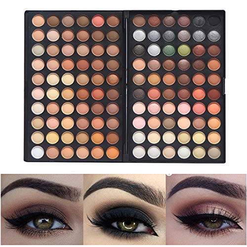 Paleta de Sombra de Ojos Colección Vivo Brillante Kit de Maquillaje Caja Profesional para Maquillaje Accesorio cosmético de Belleza (Paleta de Sombra de Ojos de 120 Colores) (120-4)