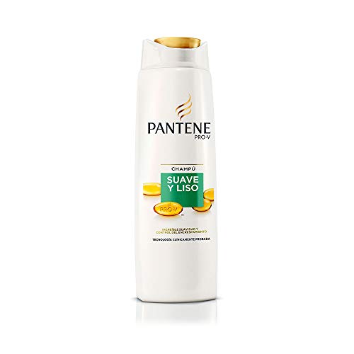 Pantene PRO-V - Champú - Suave y liso, 375 ml