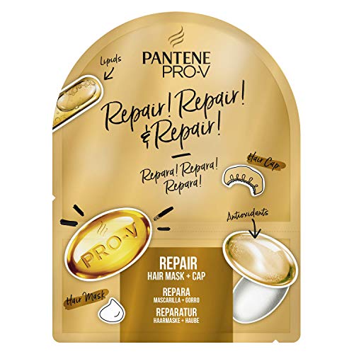 Pantene Reparación Pro-V Repara y Repara - Reparación Superalimento, Mascarilla y Gorro, 20 ml