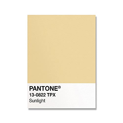 Pantone color carta patrón impresión cartel rosa amarillo verde moderno salón pared artista sin marco lienzo pintura A4 20x30cm