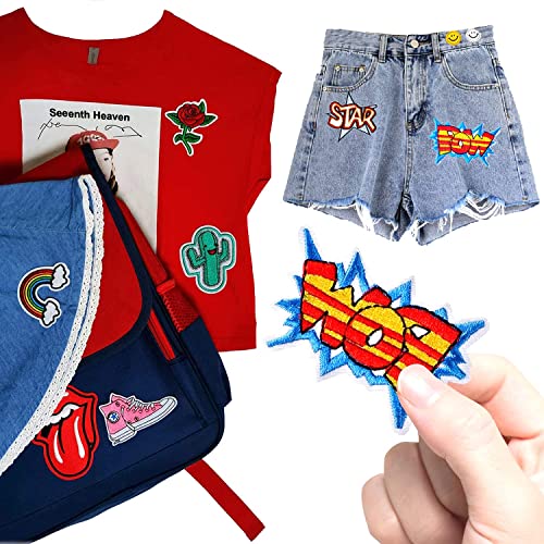 Parches Para Ropa Termoadhesivos,Rodilleras Pantalones Niños, Planchar En Los Parches Apliques Para Ropa Camiseta Bolsas Pantalon Sombrero Jeans O DIY Coser (32 PCS)