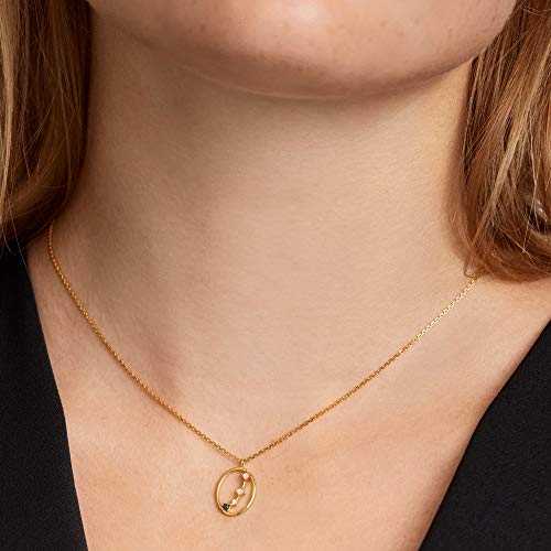 PDPAOLA - Collar Aries - Plata de Ley 925 Bañada en Oro de 18k - Joyas para Mujer