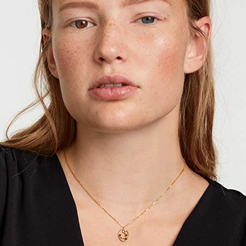 PDPAOLA - Collar Piscis - Plata de Ley 925 Bañada en Oro de 18k - Joyas para Mujer