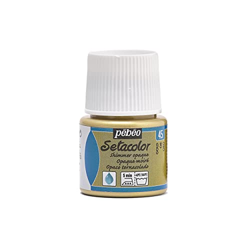 Pebeo Pintura Especial para Tejidos, 45 ml, Or Moiré