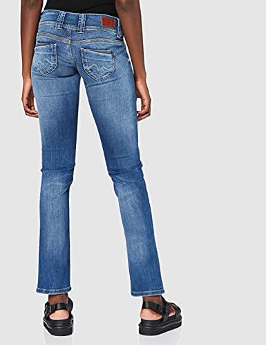 Pepe Jeans Venus Jeans, Azul (000DENIM (D24), 24W/30L para Mujer