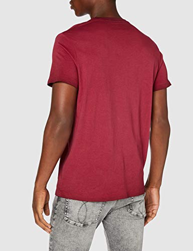Pepe Jeans West Sir Camiseta, Rojo (Merlot 297), Small para Hombre