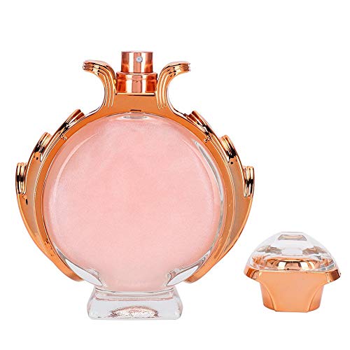 Perfume para mujer Botella duradera chapada en oro Perfume refrescante Fragancia ligera 90ml para mujer Lady Girls(01)