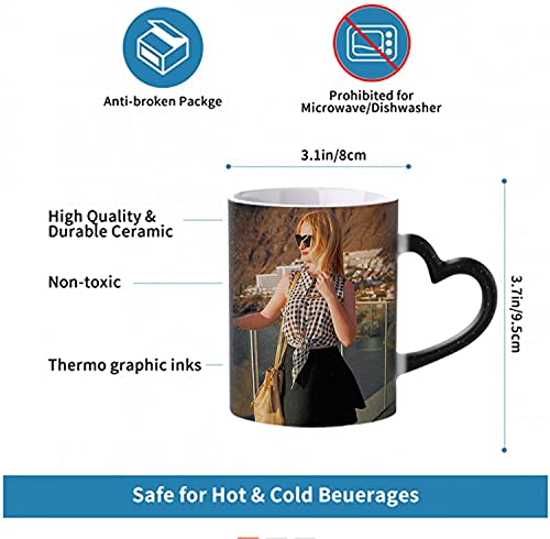 Personalizada Mágica Taza con tu Foto - Cambio de Color Taza para Espresso Mug Cup