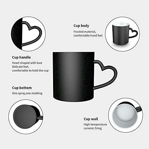 Personalizada Mágica Taza con tu Foto - Cambio de Color Taza para Espresso Mug Cup