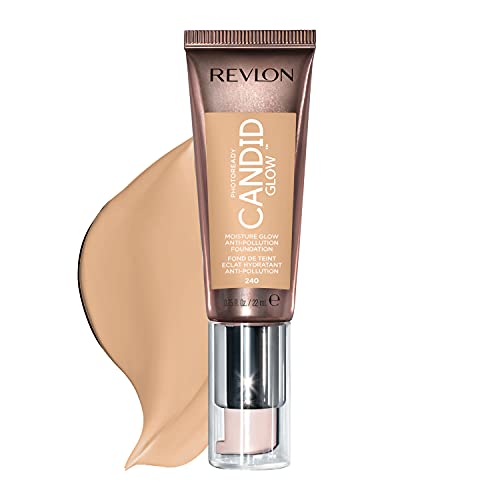 PhotoReady Candid Glow Moisture - Base de maquillaje hidratante, beis natural