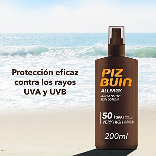 Piz Buin, Protector Solar Allergy Spray SPF 50 + Stick Labial SFP 30 + After Sun Loción Hidratante