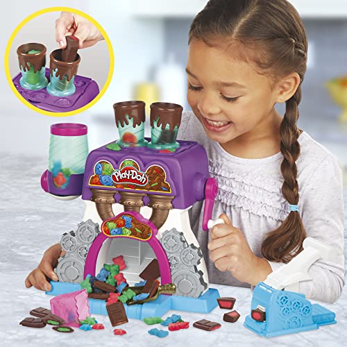 Play-Doh Kitchen Creations Candy Delight juego para niños de 3 años en adelante con 5 latas, tóxico (Hasbro 0)