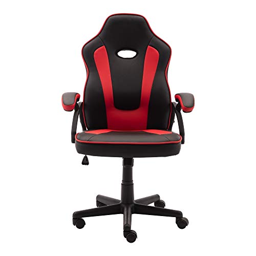 Play Haha. Silla de juegos de estilo de carreras, giratoria, silla de oficina, silla ergonómica para conferencias, silla de trabajo con soporte lumbar de piel sintética con silla de trabajo ajustable