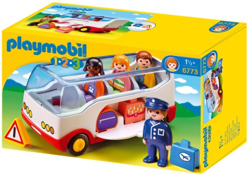 PLAYMOBIL 1.2.3 6773 Autobús, A partir de 18 meses