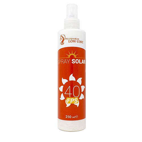 PLC PELUQUERIAS LOW COST Spray Protección Solar FPS 40 250 ml