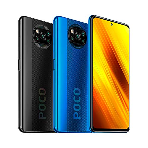 POCO X3 NFC - Smartphone 6.67” FHD+, 6 + 128GB, Snapdragon 732G, 64 MP con IA, Quad-cámara, 5160 mAh, color Gris sombra [Versión ES/PT]