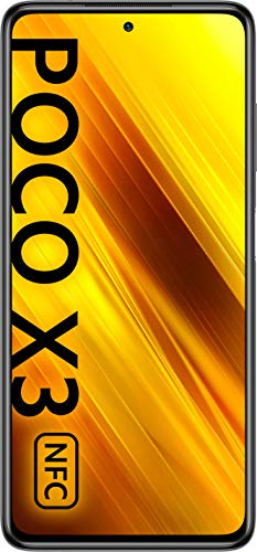 POCO X3 NFC - Smartphone 6.67” FHD+, 6 + 128GB, Snapdragon 732G, 64 MP con IA, Quad-cámara, 5160 mAh, color Gris sombra [Versión ES/PT]