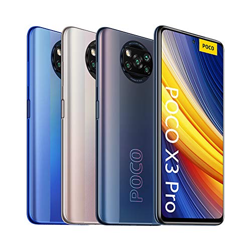 POCO X3 Pro - Smartphone 6+128 GB, 6,67” 120Hz FHD+DotDisplay, Snapdragon 860, Cámara Cuádruple de 48 MP, 5160mAh, Bronce Metálico