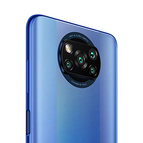 POCO X3 Pro, Smartphone 8+256 GB, 6,67” 120 Hz FHD+ DotDisplay, Snapdragon 860, cámara cuádruple de 48 MP, 5160 mAh, Azul (versión ES/PT)