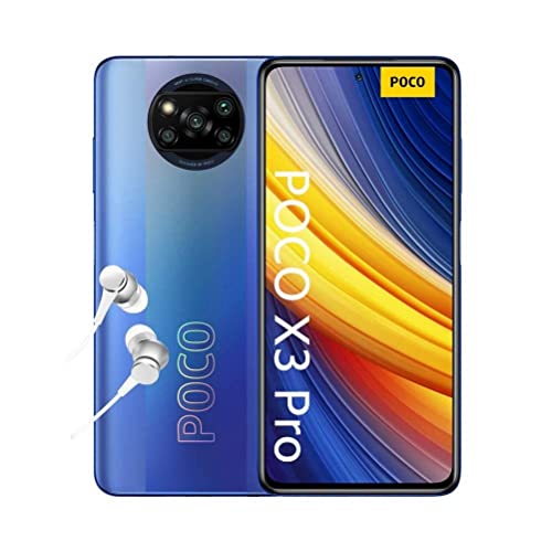 POCO X3 Pro, Smartphone 8+256 GB, 6,67” 120 Hz FHD+ DotDisplay, Snapdragon 860, cámara cuádruple de 48 MP, 5160 mAh, Azul (versión ES/PT)