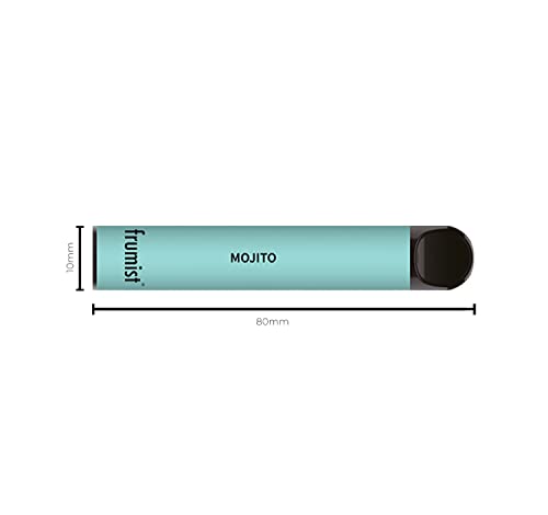 Pod desechable sin nicotina, dispositivos de vapeo, cigarrillo electrónico sin nicotina, vaper desechable para dejar de fumar, vapeador electrónico sin nicotina, sabores sin nicotina.(ICE MINT)