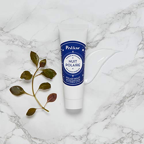 Polåar - Mascarilla de noche polar revitalizante con algas boreales - 50 ml - Tratamiento hidratante facial - Antienvejecimiento, alisado, regenerador, desintoxicante - Todas pieles - Activo natural