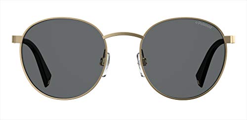 Polaroid PLD 2053/s Sunglasses, 2F7/M9 Gold Grey, 51 Unisex-Adult