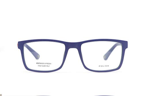 Police Vk074, Monturas De Gafas Niño, Dark Blue/light Blue (0U82)