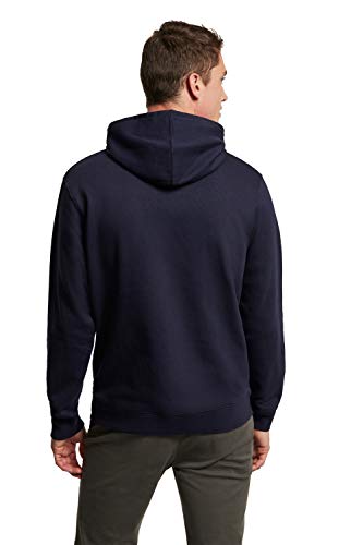 POLO CLUB Sudadera Orgánica Color Azul Marino con Capucha y Bolsillos Delanteros para Hombre