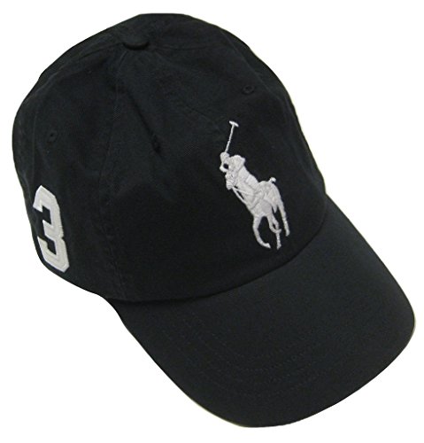 Polo Ralph Lauren Men's Big Pony Chino Sports Hat, Polo Black