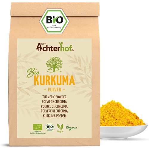 Polvo de Cúrcuma Bio 1kg | de raíz de cúrcuma molida | como especia para pasta o cúrcuma latte | natural vom-Achterhof