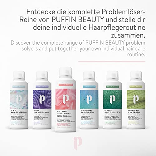 Pony Puffin Acondicionador sin Aclarado sin Sulfatos ni Parabenos ni Siliconas - Vitaminas para el Cabello que Aportan Brillo y Flexibilidad - Vegano y Adecuado para todo tipo de Cabellos - 150 ml