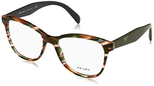 Prada 0PR 12TV, Monturas de Gafas para Mujer, Marrón (Sheaves Grey Brown), 53