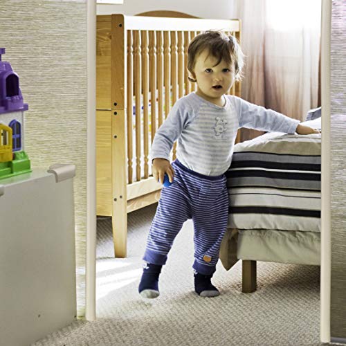 Protectores Para Esquinas y Bordes 5m Protector Borde e 8 Proteccion Esquinas con 1 Protector Puerta para Protector a Prueba de Niños Beige