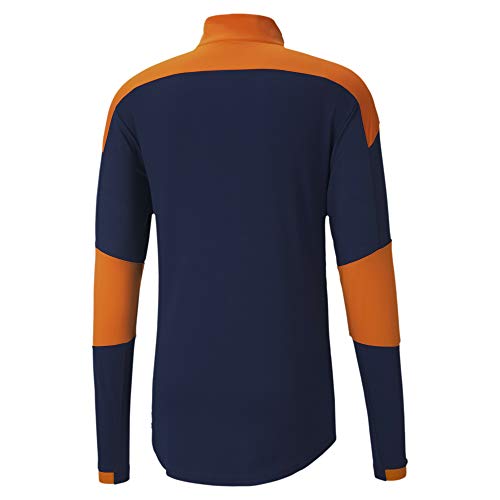 PUMA Valencia CF Temporada 2020/21-Training 1/4 Zip Top Peacoat-Vibrant Chaqueta, Unisex, Azul, L