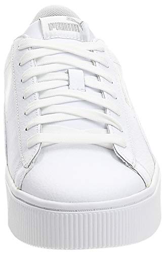 PUMA Vikky Stacked L, Zapatillas, para Mujer, Blanco (Puma White-Puma White), 37.5 EU